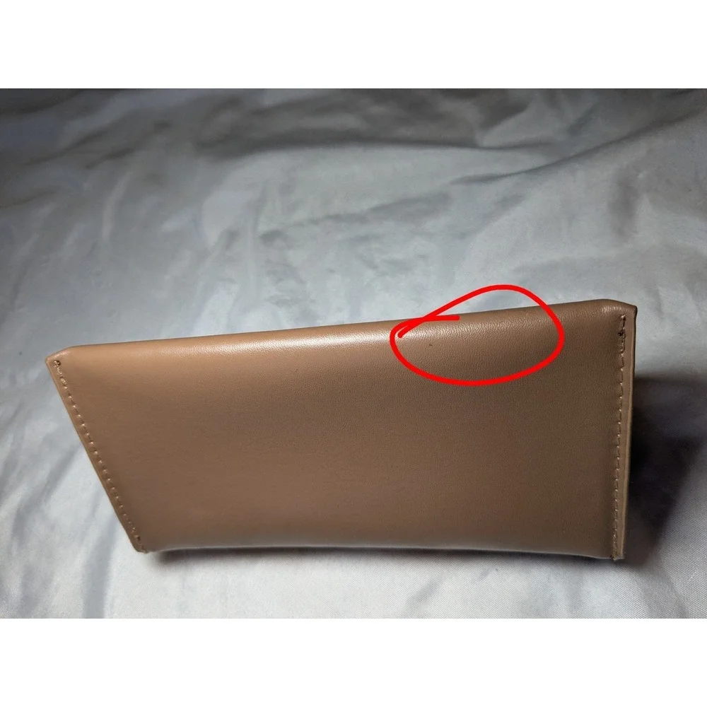 Burberry Tan And Black Glasses Case